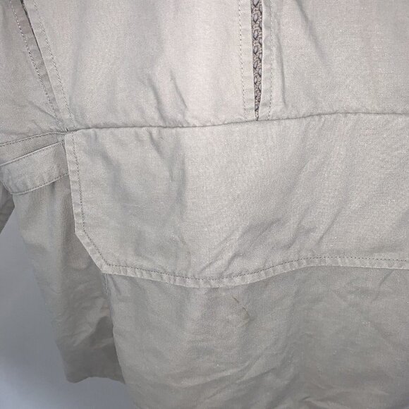 Eddie Bauer Men's Size XL Fishing Vest Tactical Utility Vest Multi Pockets Tan - Picture 8 of 9